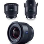Полнокадровые объективы Zeiss Batis 2/25 и 1.8/85 с креплением Sony E поддерживают автоматическую фокусировку и оснащены дисплеями OLED