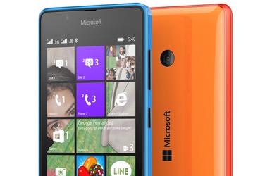«Серьезный смартфон» Microsoft Lumia 540 Dual SIM стоит $149