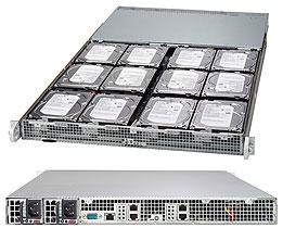 Инженеры Supermicro разместили 90 накопителей типоразмера 3,5 дюйма в шасси 4U