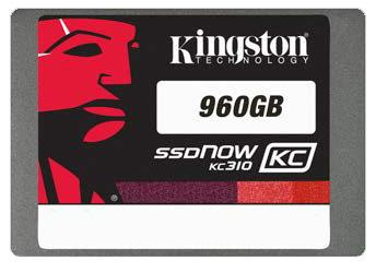 Kingston начинает поставки SSD KC310 объемом 960 ГБ