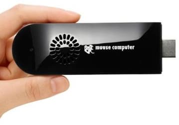 Микро-ПК размером с USB-флэш Mouse Computer m-Stick MS-PS01F оснащен встроенным вентилятором