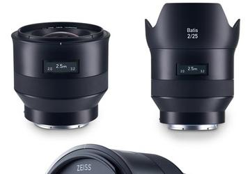 Полнокадровые объективы Zeiss Batis 2/25 и 1.8/85 с креплением Sony E поддерживают автоматическую фокусировку и оснащены дисплеями OLED