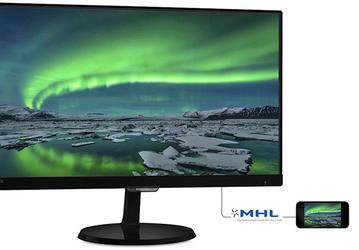 Мониторы Philips 227E7QDSB, 237E7QDSB и 257E7QDSB на базе панелей AH-IPS отличаются тонкими рамками