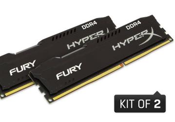 HyperX выпустила новые комплекты модулей памяти Fury DDR4 для платформы Intel Skylake с функцией автоматического разгона