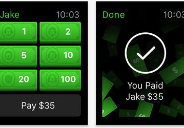 Обновленное приложение Square Cash позволяет быстро переводить деньги через Apple Watch