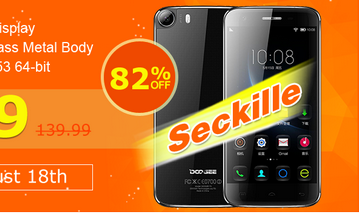TinyDeal продаст 20 смартфонов Doogee F3 на платформе MediaTek MT6753 по $30