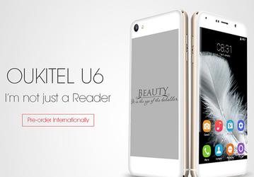 Смартфон Oukitel U6, оснащенный двумя экранами, вдвое дешевле Yotaphone 2