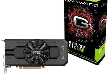 3D-карта Gainward GeForce GTX 950 отличается от референсного образца, но работает на тех же частотах