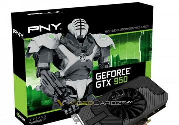 Появилось изображение видеокарты GeForce GTX 950 в исполнении PNY