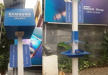 Samsung устанавливает на улицах Индии солнечные зарядные станции для мобильной техники