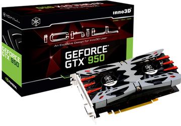 Видеокарты Inno3D iChill Geforce GTX 950 2GB и iChill GTX 950 2GB Ultra подверглись заводскому разгону