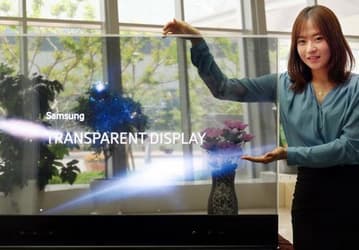 Samsung приступит к массовому производству прозрачных панелей OLED в декабре