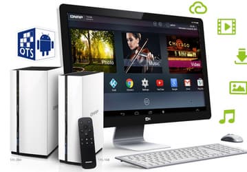 Сетевые хранилища QNAP TAS-168 и TAS-268 работают под управлением двух операционных систем — QTS и Android
