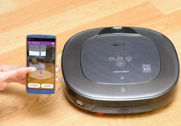 Робот-пылесос с поддержкой дополненной реальности LG CordZero HOM-BOT Turbo+ будет показан на CES 2016 
