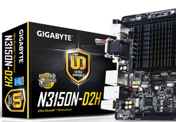 Системная плата Gigabyte GA-N3150N-D2H оснащена слотом Mini PCI Express