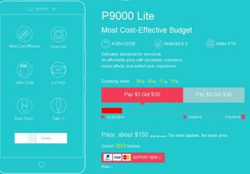 Elephone начала необычную кампанию по приему предварительных заказов на смартфон P9000