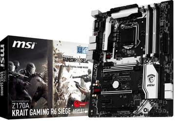 Покупатели системных плат MSI Z170A KRAIT Gaming R6 Siege смогут получить бесплатно игру Tom Clancy's Rainbow Six Siege 