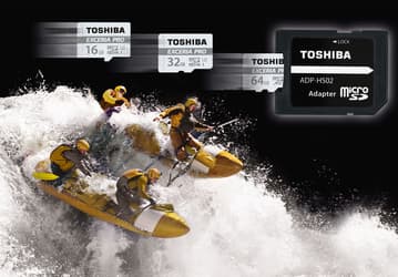 Toshiba адресует карты памяти microSD Exceria Pro M401 поклонникам экстремальных видов спорта и любителям приключений