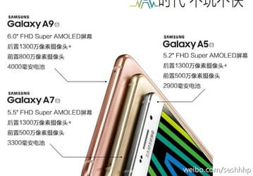 Из официальных изображений стало известно, что смартфон Samsung Galaxy A9 получит шестидюймовый экран и АКБ ёмкостью 4000 мА·ч