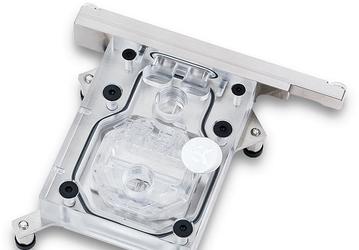 Водоблок EK Water Blocks EK-FB ASUS M8I Monoblock отводит тепло от процессора и регуляторов напряжения на плате Asus Maximus VIII Impact