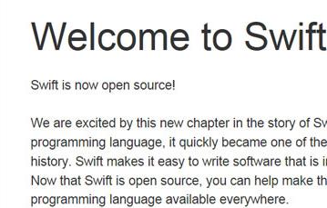 Apple открыла исходный код языка Swift