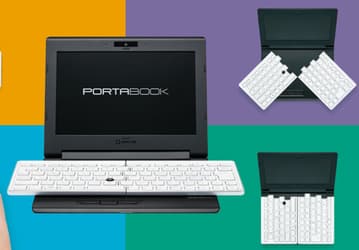 Мобильный компьютер King Jim Portabook XMC10 оснащен необычной клавиатурой
