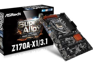 ASRock украсила системную плату Z170A-X1/3.1 колесами