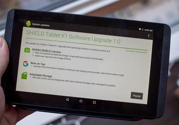 Планшет Nvidia Shield Tablet K1 одним из первых на рынке получил ОС Android 6.0    