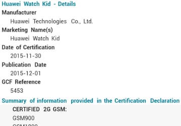 Huawei Watch Kid — умные часы на платформе Android Wear для детей