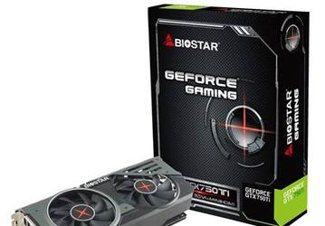 Biostar дополнительно разгоняет 3D-карту GeForce Gaming GTX 750 Ti OC