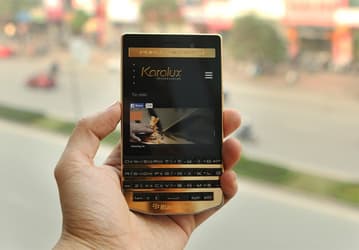 Позолоченный смартфон BlackBerry Porsche Design P'9983 предлагается за $2 440