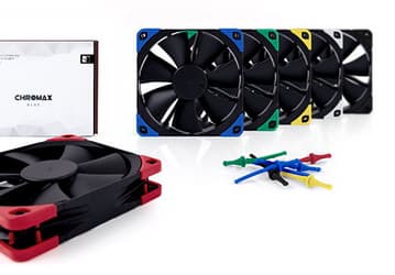 Антивибрационные крепления для вентиляторов Noctua Chromax предложены в шести цветах