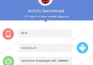 В AnTuTu засветился смартфон LeTV Max Pro на платформе Qualcomm Snapdragon 820