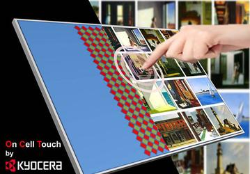 В семидюймовых сенсорных дисплеях Kyocera TCG070WVLR-117 и TCG070WVLR-118 применена технология On-Cell 