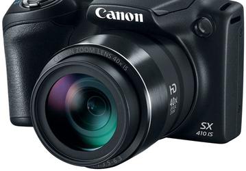 Объектив компактной камеры Canon PowerShot SX410 IS охватывает диапазон ЭФР 24-960 мм