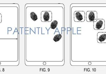 Apple патентует дактилоскопическую идентификацию с помощью датчика, встроенного в экран электронного устройства