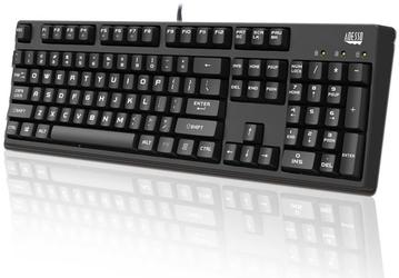 Механическая клавиатура Adesso EasyTouch 635 распознает одновременное нажатие до шести клавиш