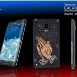 На смартфоне Galaxy Note Edge кристаллами Сваровски воспроизвели самое репродуцируемое произведение Альбрехта Дюрера