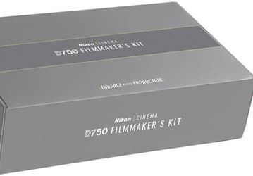 В набор Nikon D750 DSLR Filmmaker's Kit входит камера, три объектива и принадлежности для видеосъемки