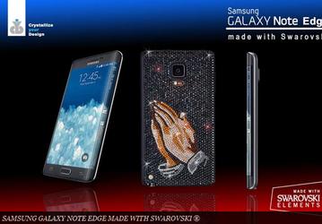 На смартфоне Galaxy Note Edge кристаллами Сваровски воспроизвели самое репродуцируемое произведение Альбрехта Дюрера
