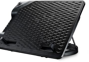 В конструкцию охлаждающей подставки Cooler Master ErgoStand III входит 230-миллиметровый вентилятор
