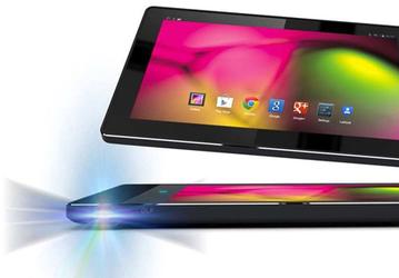 Aiptek показала ProjectorPad P70 — планшетный компьютер со встроенным проектором