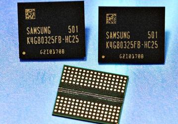 Samsung начинает выпуск первых в отрасли микросхем памяти GDDR5 плотностью 8 Гбит