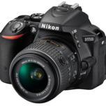 Цифровая зеркальная фотокамера Nikon D5500 оснащена поворотным сенсорным экраном с переменным углом наклона