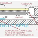 Apple удалось получить патент на гибкий дисплей OLED, работающий громкоговорителем