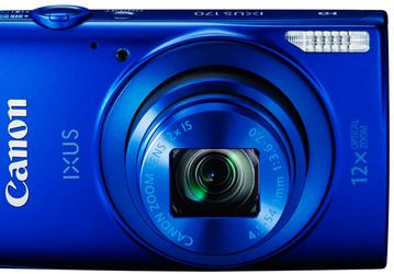 Canon представила бюджетные фотокамеры IXUS 160, IXUS 165 и IXUS 170