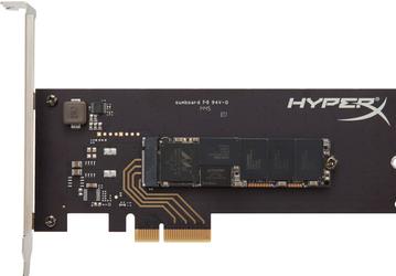 Твердотельный накопитель HyperX Predator с интерфейсом PCIe в режиме чтения развивает скорость до 1400 МБ/с