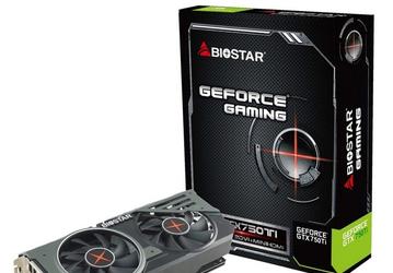 Biostar обновила ассортимент видеокарт GeForce GTX 750 Ti 