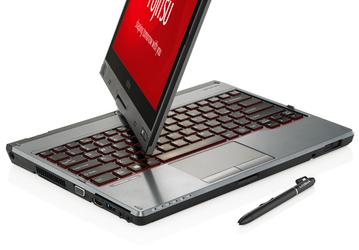 Ноутбук-трансформер Fujitsu LifeBook T725 оснащается дисплеем диагональю 12,5 дюйма