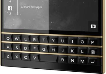 Версия смартфона BlackBerry Passport Limited Edition Black & Gold не содержит золота